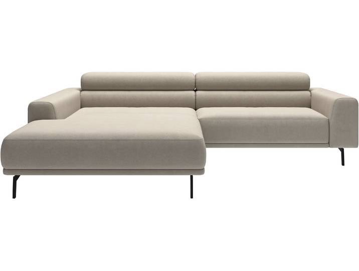 SCHÖNER WOHNEN-Kollektion Tossa, Modernes Design trifft smarte Funktione, Breite 258 cm Motorischer Sitzvorzug, Kopfteil-Funktion & Saugroboter-Höhe