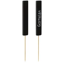 PAPSTAR 600 Fingerfood - Spieße 16 cm "Blackboard"