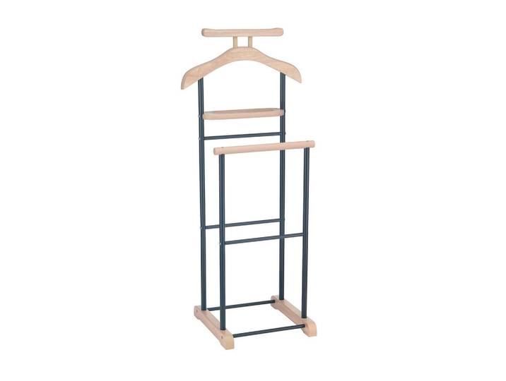 Idimex Herrendiener Medina Sonoma Eiche/schwarz, Sonoma Eiche, Schwarz, Metall, Mode, 44x105x35 cm, Schlafzimmer, Herrendiener