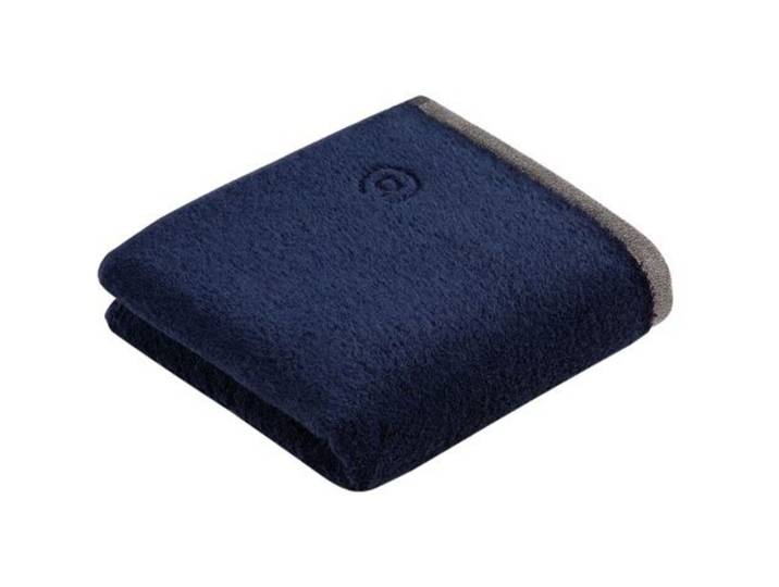 Bugatti Handtuch Prato Marine Blau Baumwolle 50 x 100 cm - Handtuch