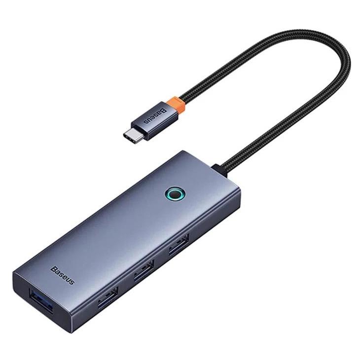 Baseus Hub 5w1 UltraJoy 5-Port (1xHDMI4K@30Hz + 4xUSB 3.0) grey (USB-C, 5 Ports) (B00052809813-00)