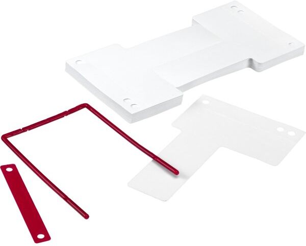 Bantex D-Binder Arkiveringsclips   Rød