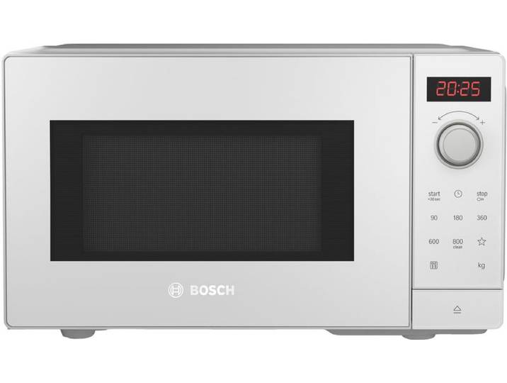 Bosch Serie 2, Freistehende Mikrowelle, 44 x 26 cm, Weiß, FFL023MW0