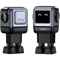 Uno CD361 GaN Fast Charger 65W Robot Design, Ladegerät schwarz