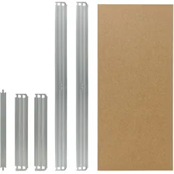 shelfplaza PRO 120x30 cm Fachboden-Set in verzinkt für PRO Schwerlastregale