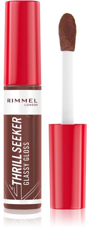 Rimmel Thrill Seeker Glassy Gloss plumping lip gloss shade 800 Chocolate Glaze 10 ml
