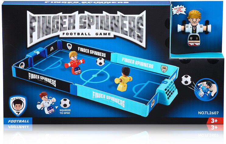 Jeu de football Finger Spinners - Grand terrain avec 2 joueurs et 2 ballons