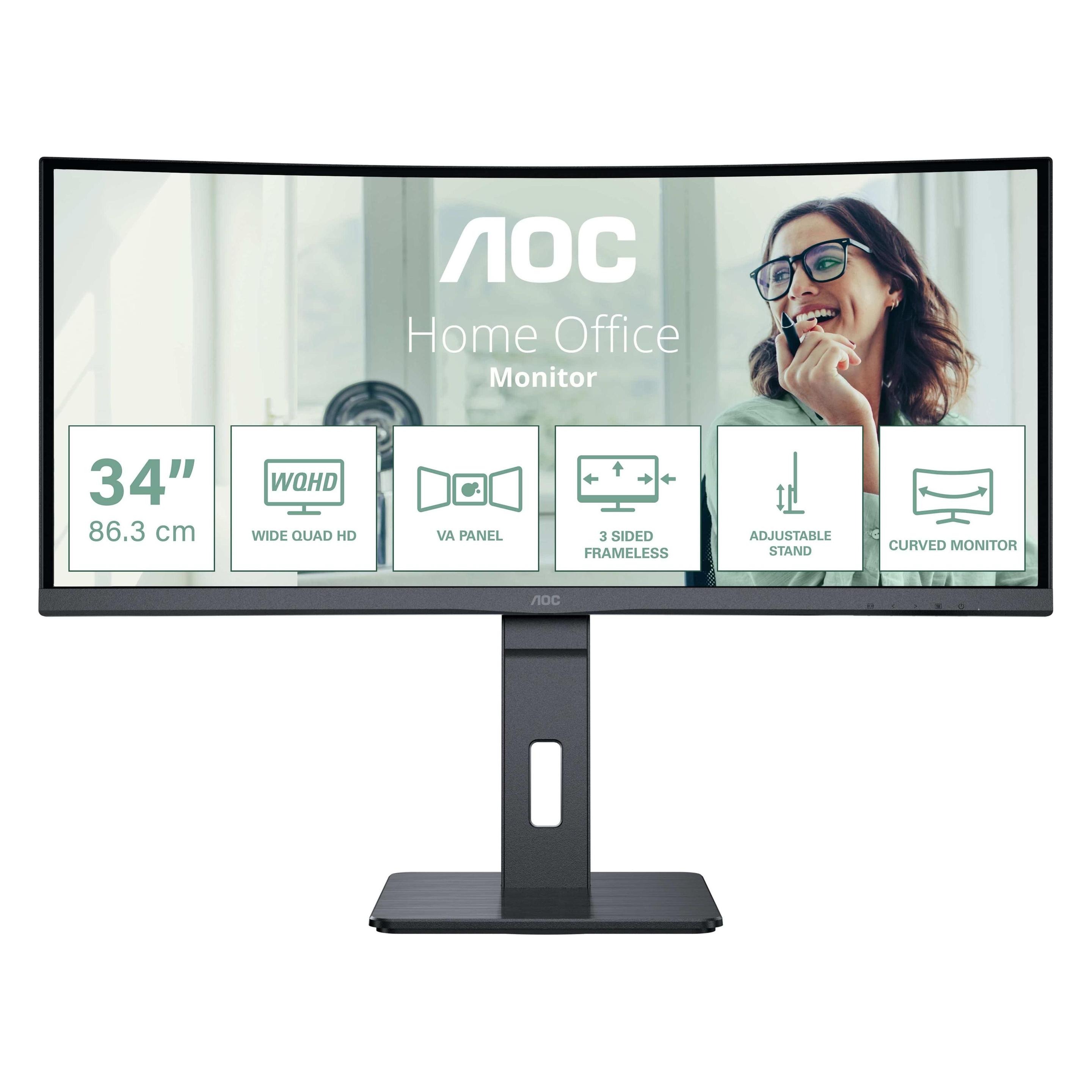 AOC CU34P3CV (3440 x 1440 Pixel, 34") (CU34P3CV)