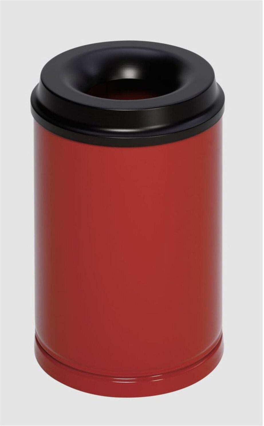 VAR Papierkorb feuersicher Löschkopf rot 15 l (3140)