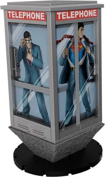 Wiz Kids LLC DC HeroClix Iconix Superman Up, Up and Away! Collectable Miniature - Officially Licensed DC Superman Collectible - 15.2 x 11.7 x 7 cm