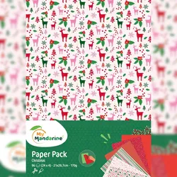 Avenue Mandarine 3x Paper Pack, A4, Christmas - Mehrfarbig CC039C