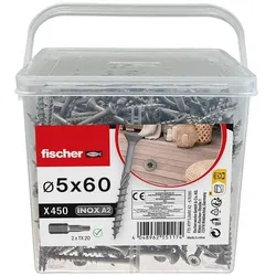 fischer Terrassenschrauben 5 x 60 mm 450 Stück 5 mm