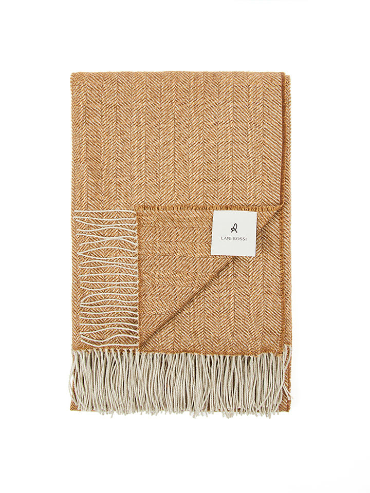 Lanerossi Wohndecke in Hellbraun - (L)190 x (B)130 cm - onesize