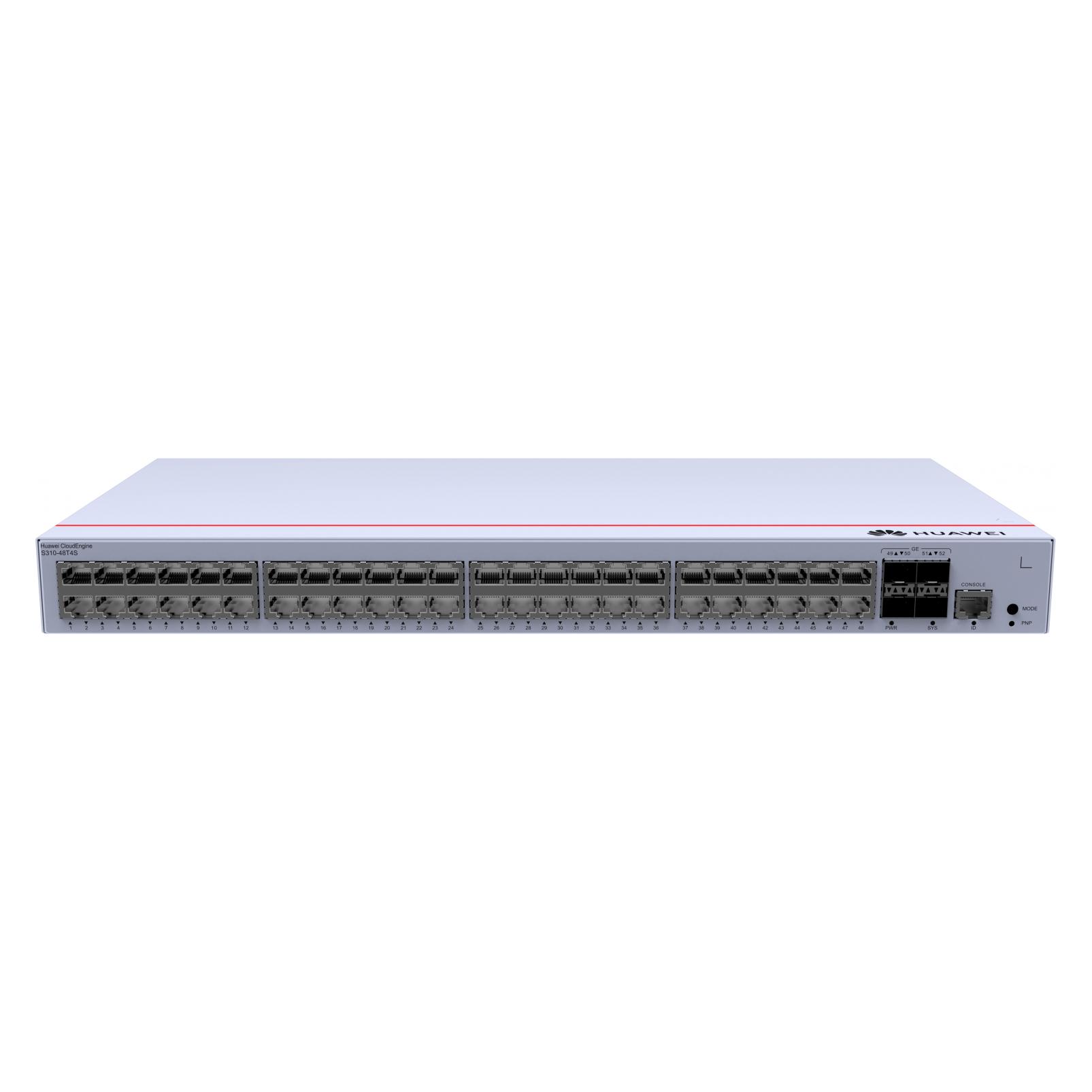 Huawei Switch S310-48T4S 48x10/100/1000BASE-T ports 4xGE SFP ports AC power eKit DE (P) (48 Ports) (98012203)