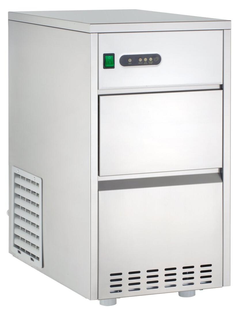 GastroHero Eiswürfelbereiter ECO 24 kg/24h Hohlkegel Eiswürfelmaschine Bar Gastronomie Edelstahl luftgekühlt