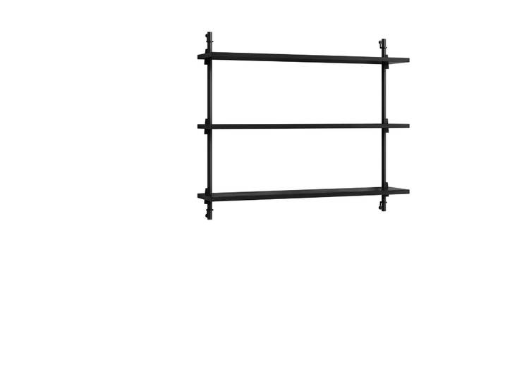 MOEBE Moebe wall shelving ws.65.1 Schwarz