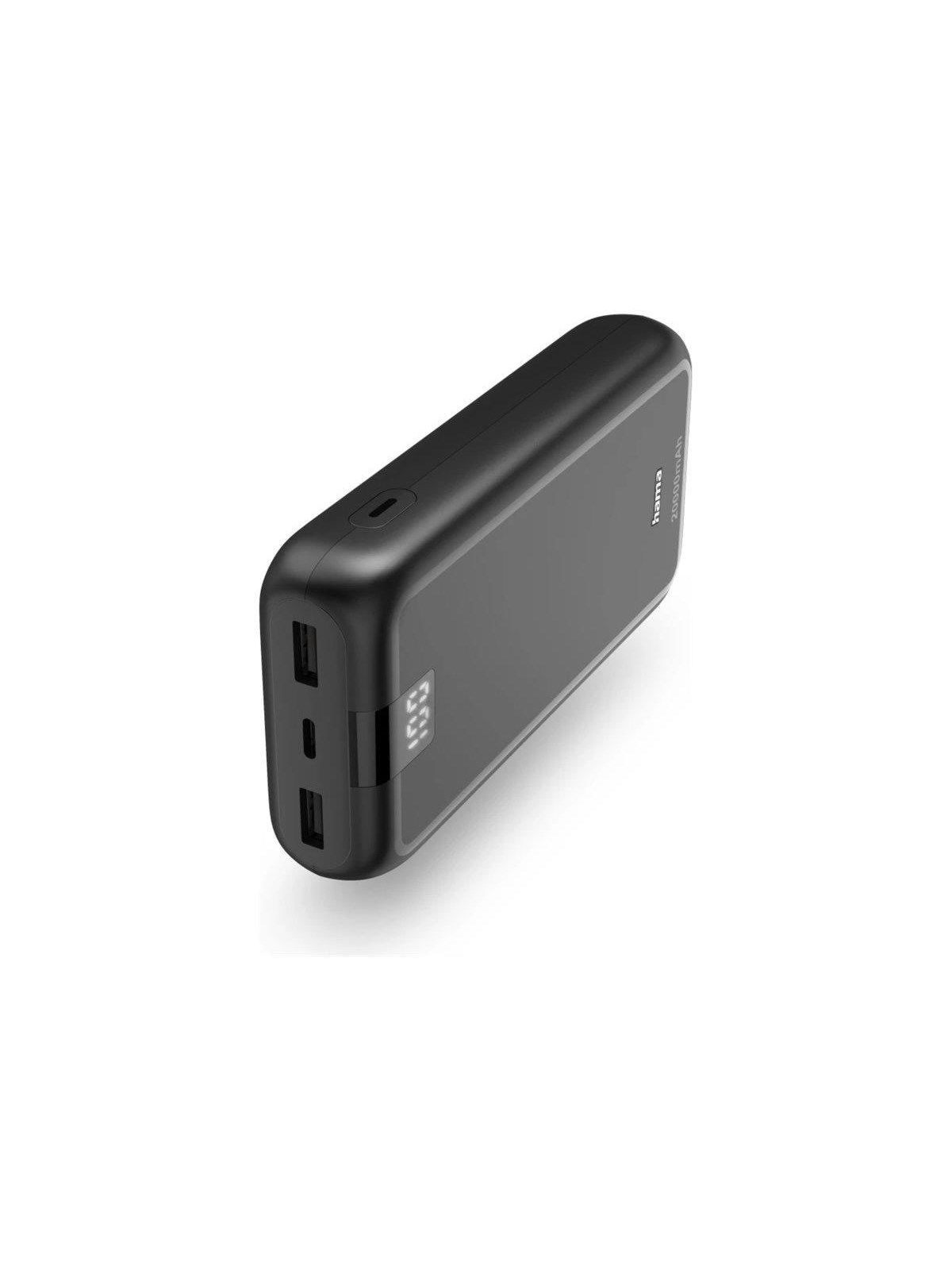 Hama Powerbank 20000 mAh Fast Charge LiPo Anthracite - 20000 mAh