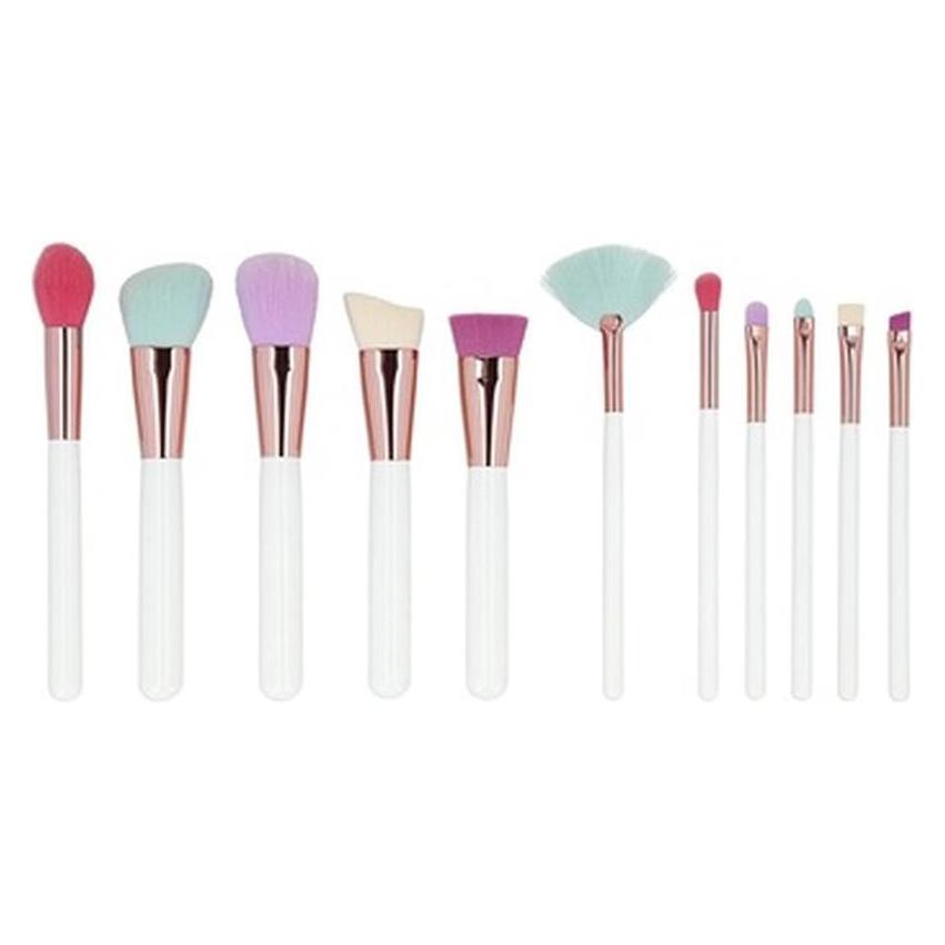Tools for Beauty T4B MIMO 11 Piece Makeup Brush Set with Case - Multicolor (Set) (5903018919966)