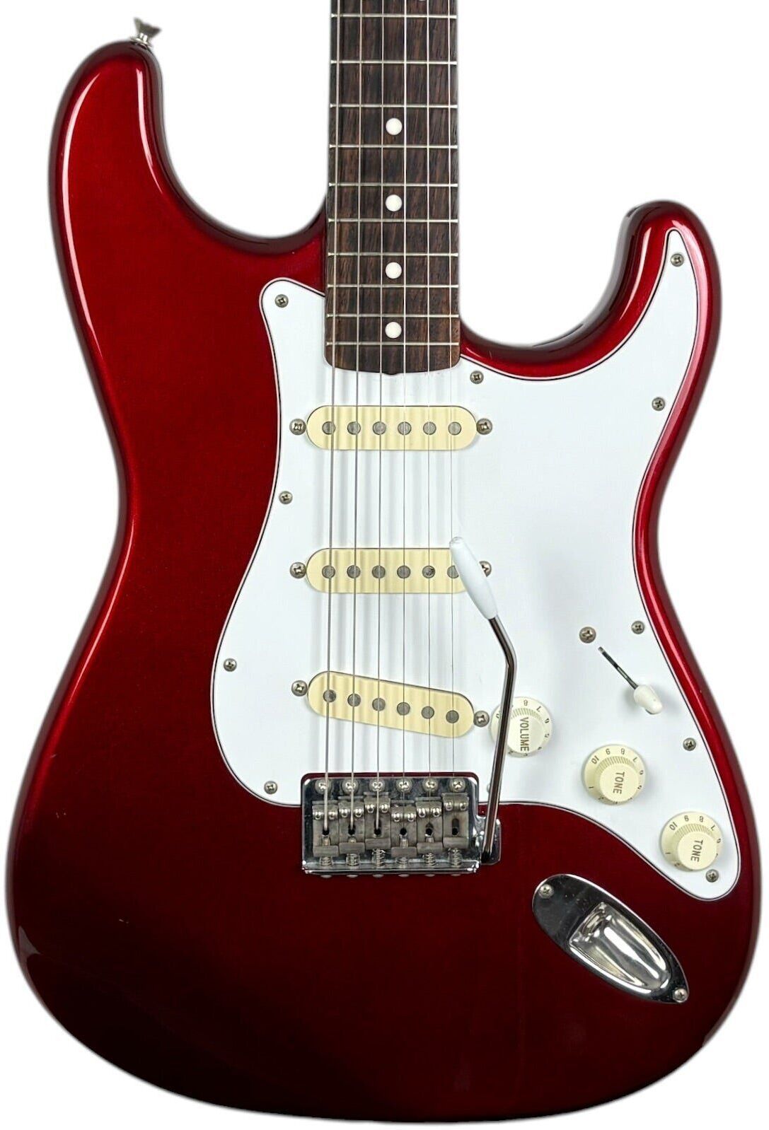 Fender Japan ST-STD Stratocaster 1994-1995 - Candy Apple Red   Rouge Bonbon - Refurbished