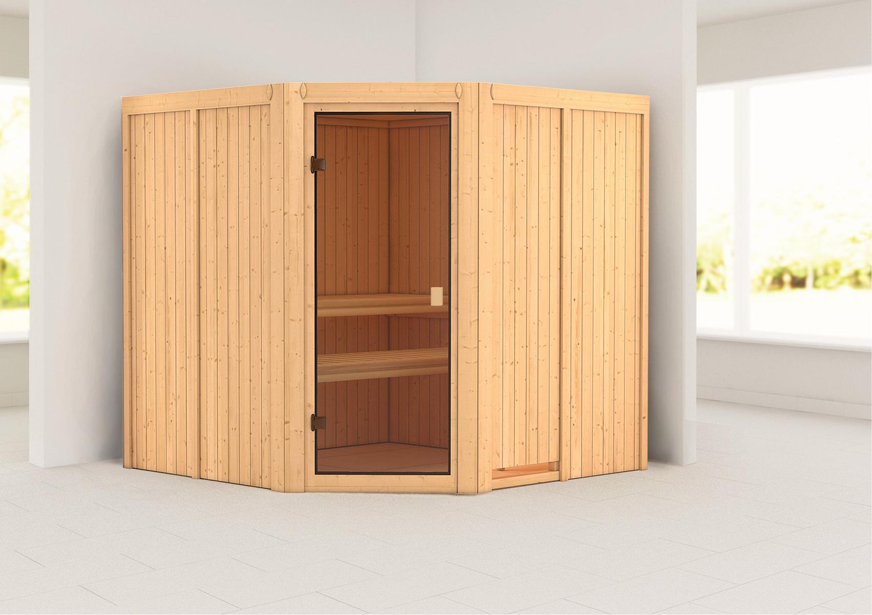 KARIBUHOLZT Sauna Kotka Eck ,o. Zub. bronz.GGT 16880371