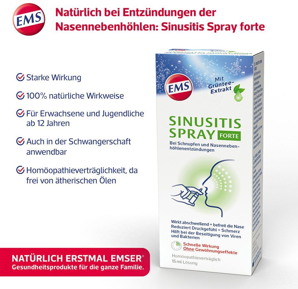 Emser® Sinusitis Spray Forte 15 ml 15 ml Spray