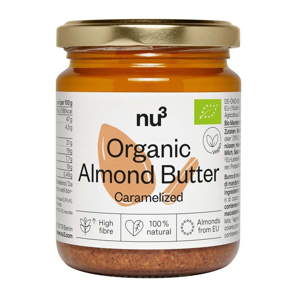 nu3 Bio Almond Butter Caramalized 250 g Bissen