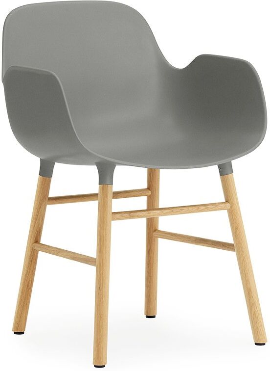 Normann Copenhagen Armlehnstuhl (rot, chrom, Metall, Kunststoff) rot   chrom   Metall   Kunststoff