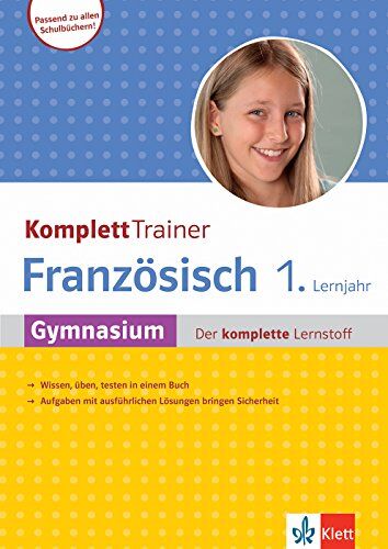 Klett KomplettTrainer Gymnasium Französisch 1. Lernjahr: Gymnasium - Der komplette Lernstoff - Preis vom 09.10.2026 07:28:09 h