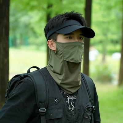 Universal Stock Ice Silk Full Face UV Protection Mask For Summer Cycling, Driving & Outdoor Sun Protection d