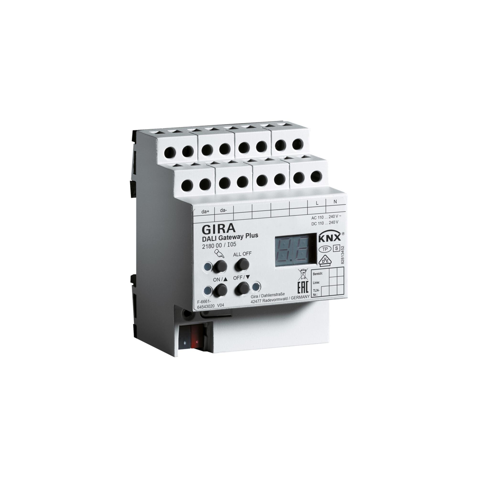 Gira DALI Gateway Plus REG 218000)