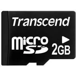 Transcend Ts2gusdc (2 GB, microSD), Speicherkarte, Schwarz