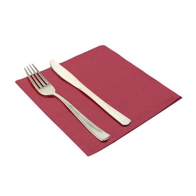 MONOUSO - Papierservietten 40x40cm 2-lagige Bordeaux (1.200 Stück)