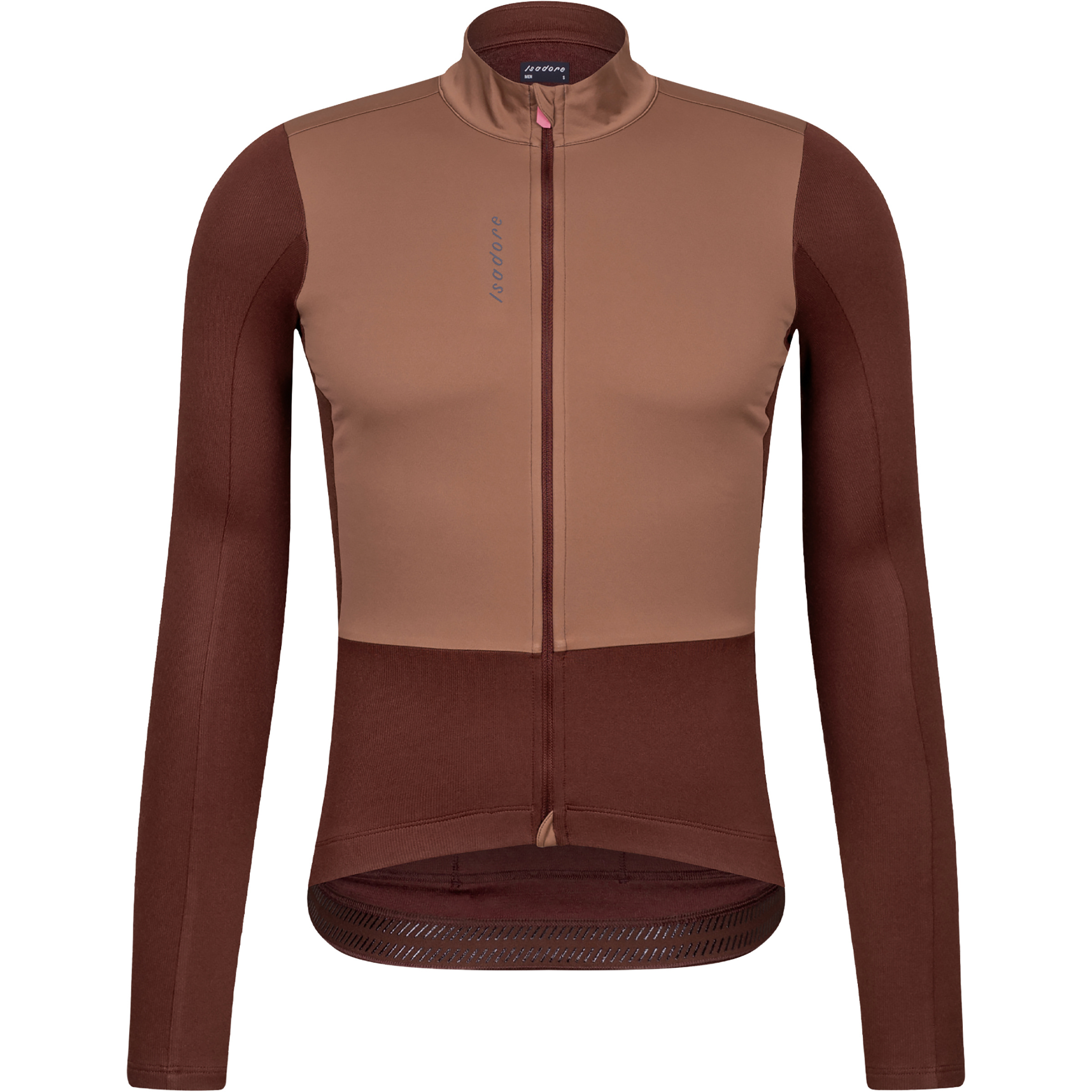 Isadore Signature Wind Block LS Trikot Herren Radtrikots schwarz Größe XXL Gravel Schnell trocknend Merinowolle