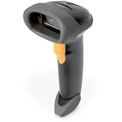 Digitus 1D Barcode Scanner, Bi-direktional 200 Scans/sek, 2 m USB-RJ45 Kabel