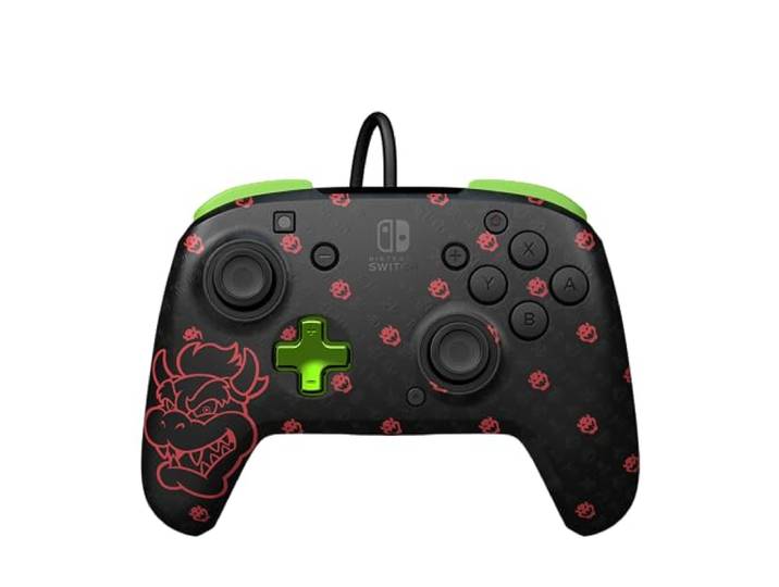 PDP REMATCH Bedrade Controller Bowser Nintendo Switch