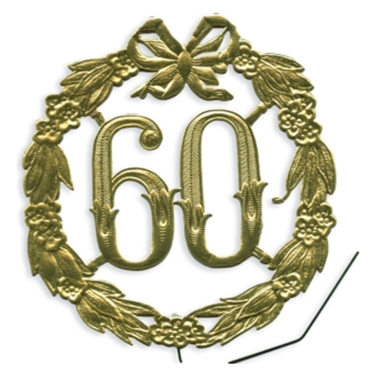 Demmler Zahl "60" gold (0.13 m) (1230600192)