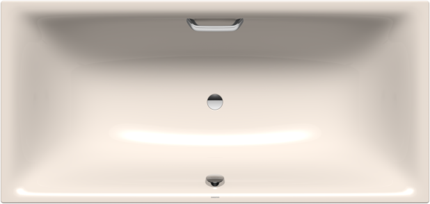 Kaldewei Silenio Badewanne 267810110231 190x90cm, Griffloch, pergamon