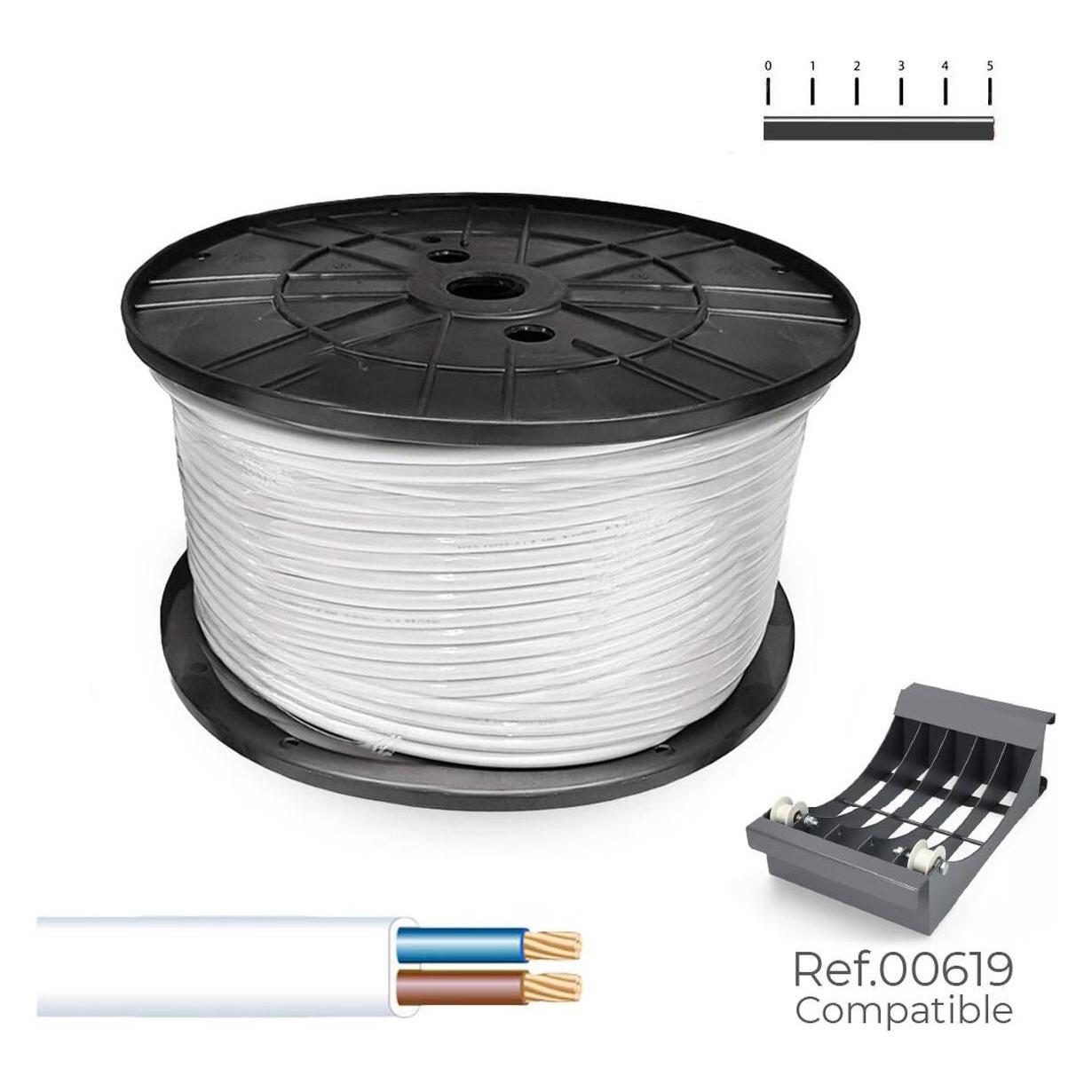 Sediles Elektrische Schlauchleitung Weiss 2 X 1,5 Mm 200 M H05Vvh2-F (200 m) (52410012)