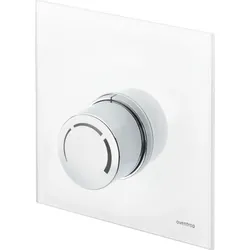 Oventrop Unibox Abdeckung 1022787 Echtglas weiß, mit Thermostat
