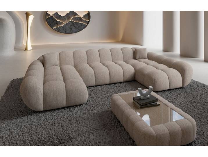 Couchlandschaft Maleron Studio U-Form in Stoff