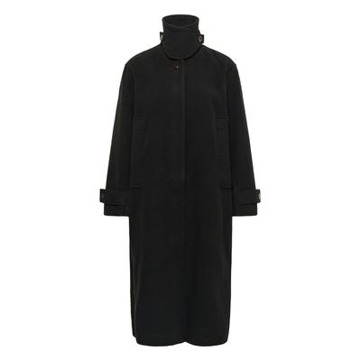 Wintermantel SOAKED IN LUXURY "SOAKED IN LUXURY Jacke SLRubie", Damen, Gr. M, schwarz, Mäntel Wintermantel