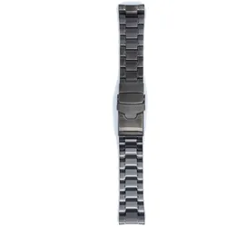 Seiko Edelstahl Metall PVD Stainless Steel Bracelet/Edelstahlband für SRPD11K1 M0EV631N0 - grau,schwarz