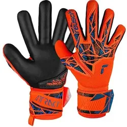 REUSCH Kinder Torwarthandschuhe Attrakt Infinity NC Junior, Größe 7 in Orange Orange