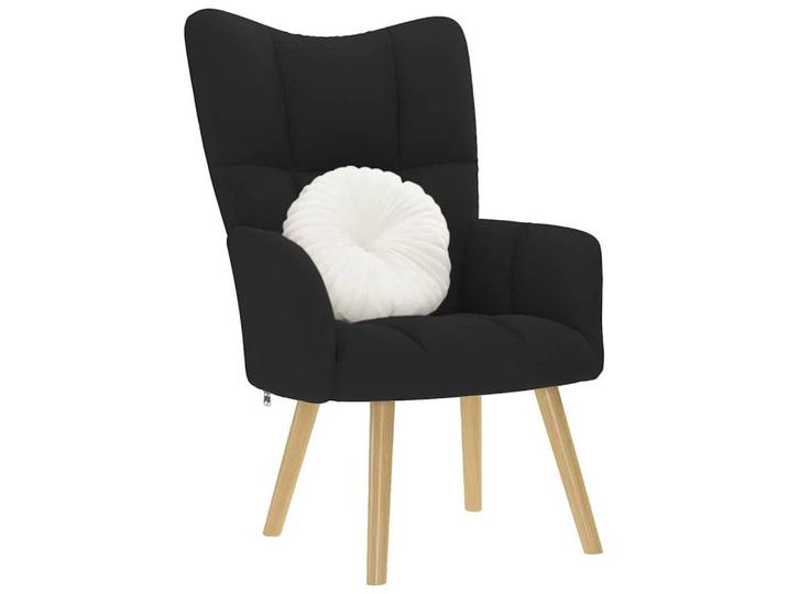 vidaXL Relaxsessel, Relaxsessel Schwarz Stoff