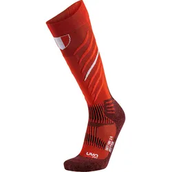 UYN Skisocken Natyon 2.0 Austria Socks - rot / 45-47