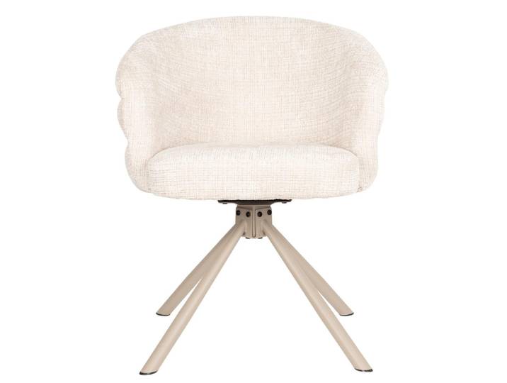 Sessel Marjolein 2er-Set – aus Chenille - Beige - Luxusbetten24