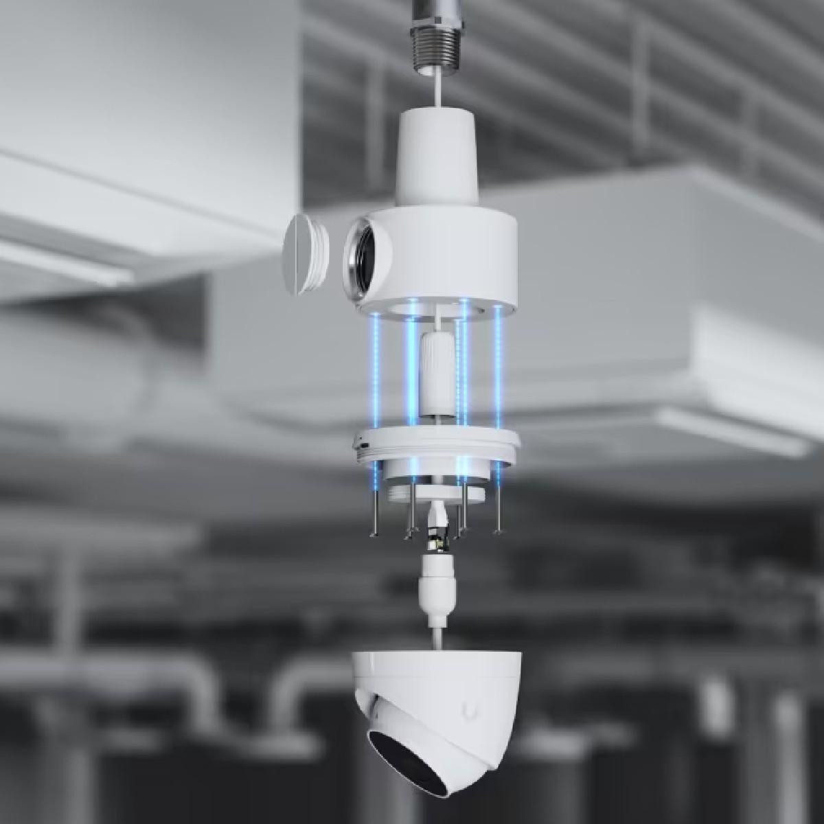 Ubiquiti Manipulatiebestendige aansluitdoos voor compacte UniFi dome- en tubecamera's UACC-CAMERA-CJB-W