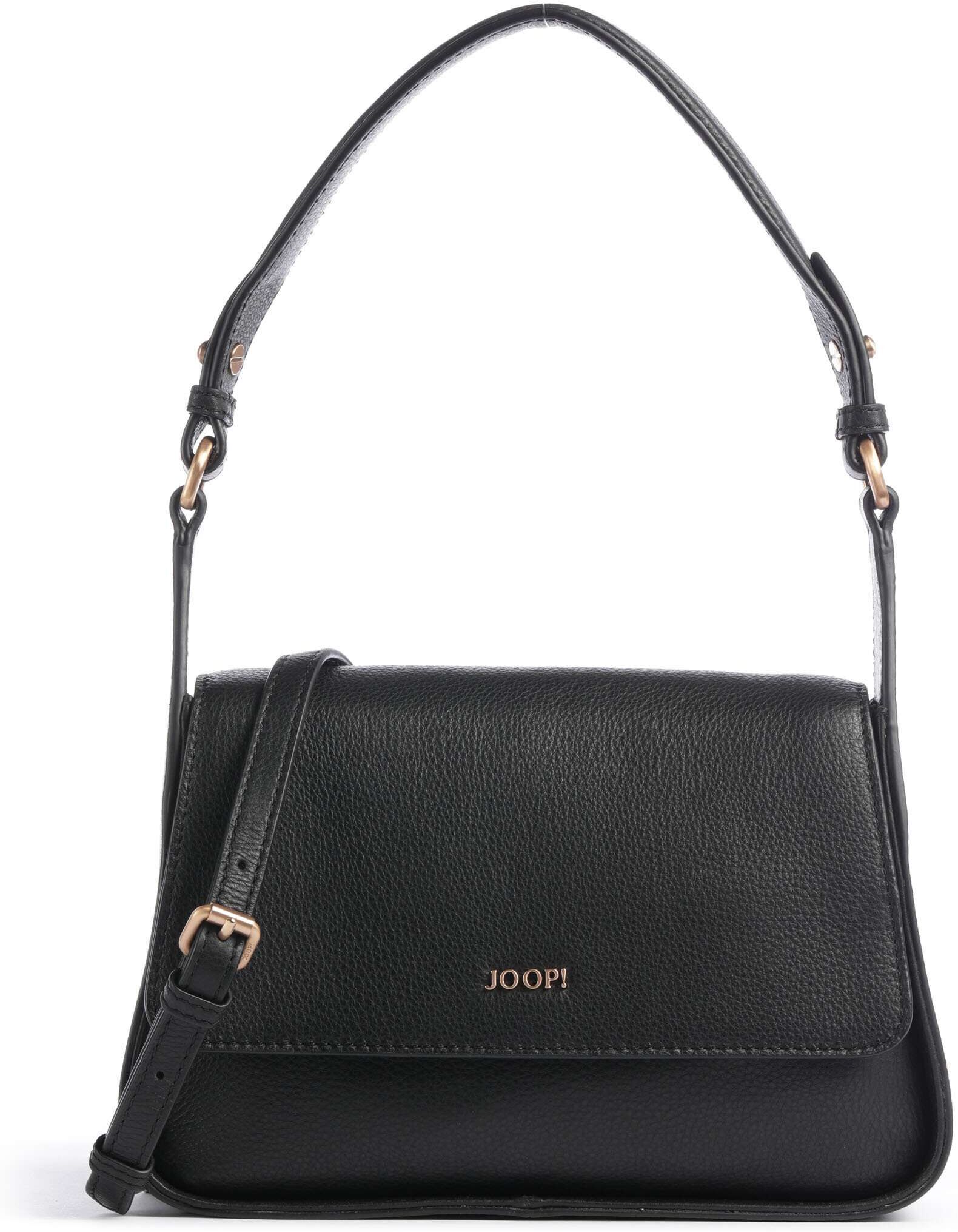 JOOP! Lipari Liah Schultertasche aus Leder, schwarz
