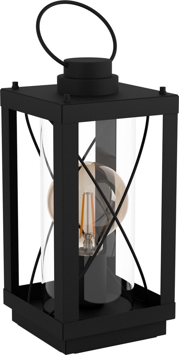 Eglo Bradford 1 Tafellamp - Zwart - Metaal en Glas