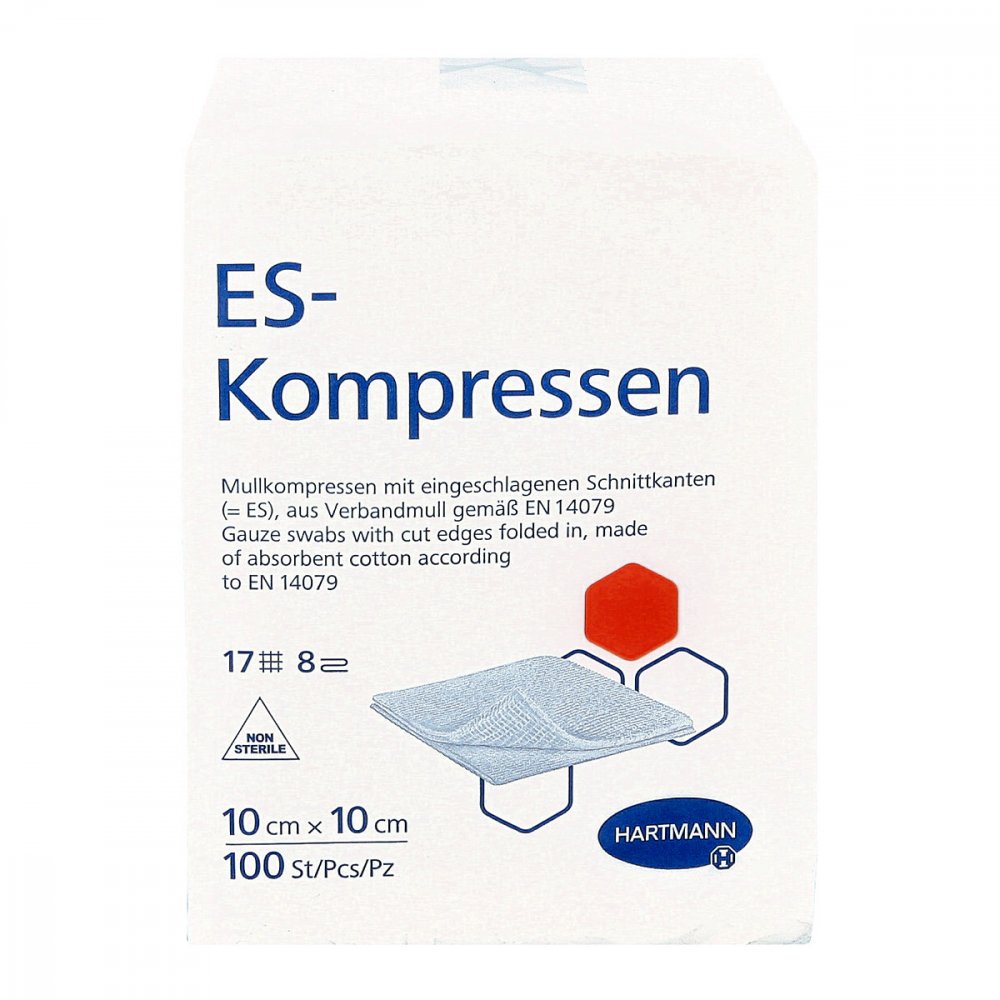 PAUL HARTMANN AG Es-kompressen unsteril 10x10 cm 8fach 01447223